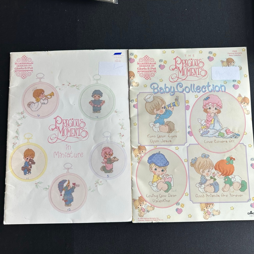 Precious Moments Baby Collection Cross Stitch Pattern Book set (2)